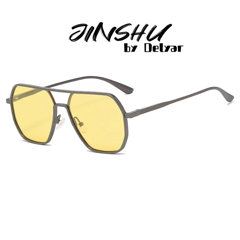 Delyar开车变色墨镜男款偏光男士驾驶眼镜大框眼睛防紫外线强光潮