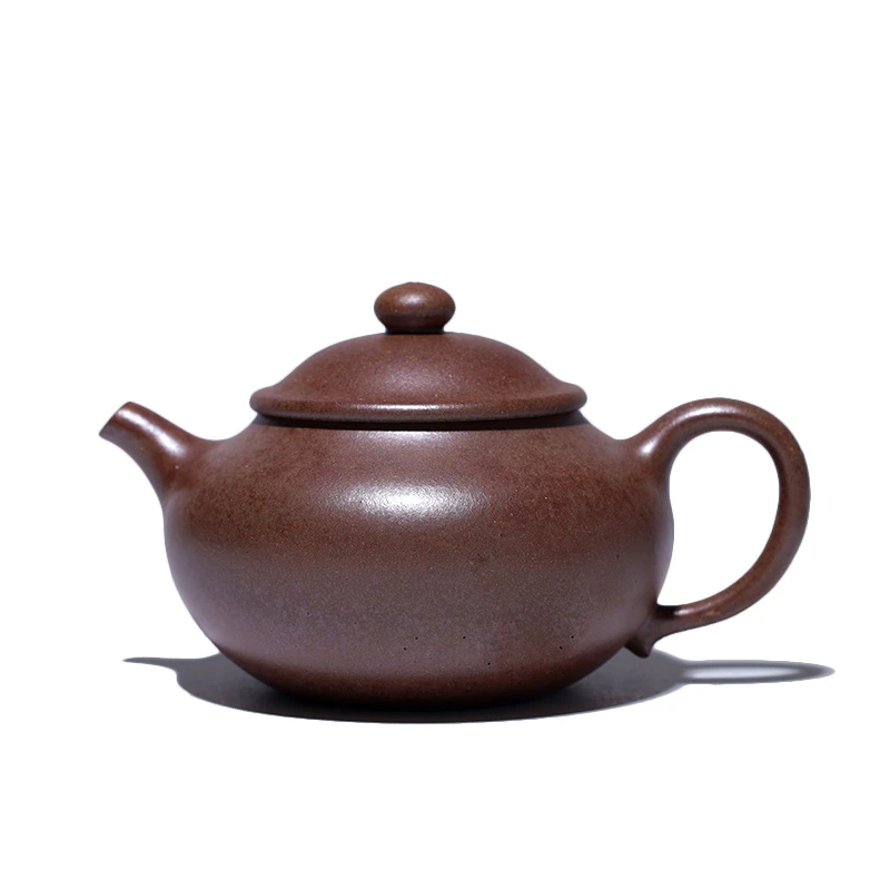 大吉羊柴烧 宜兴紫砂壶茶壶 原矿本山绿泥莲子130ml庄杰