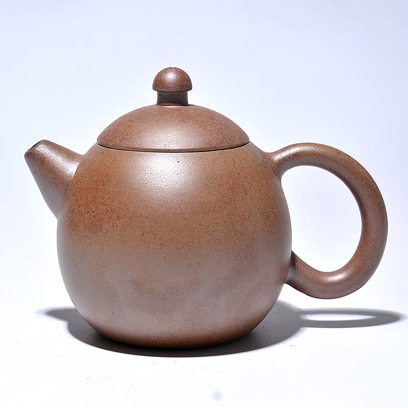 大吉羊柴烧 宜兴紫砂壶茶壶 原矿本山绿泥龙蛋180ml邰建明