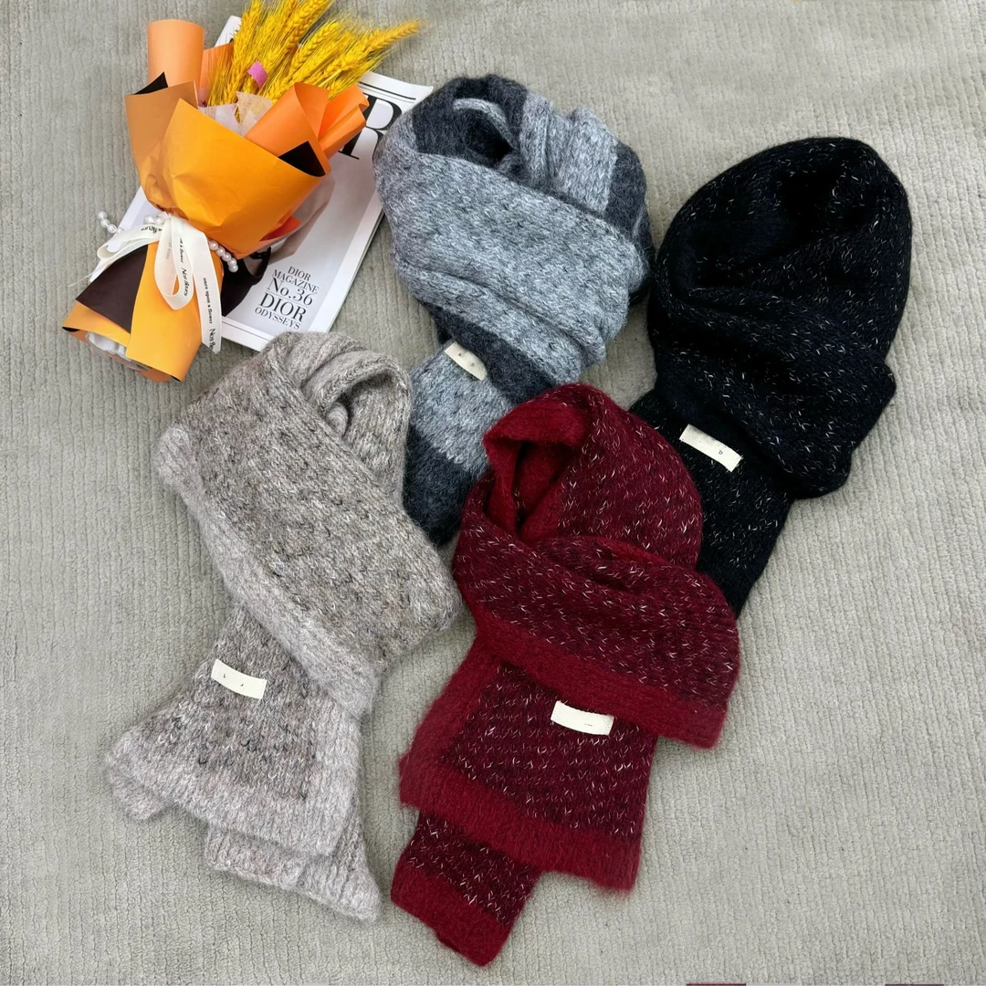 DHR COLLECTTIONS豆豆 秋冬季百搭时尚氛围感围巾女-Dwje0300270