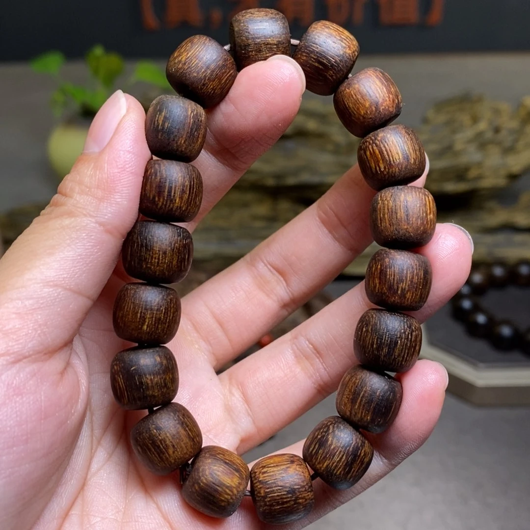 沉香手串越南玉化富森红土1.2双十一限量款