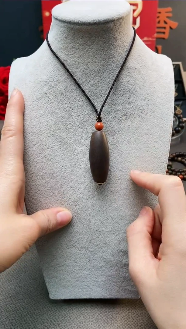 【闪购商品】沉香手串越南芽庄黄棋4*1吊坠两个装