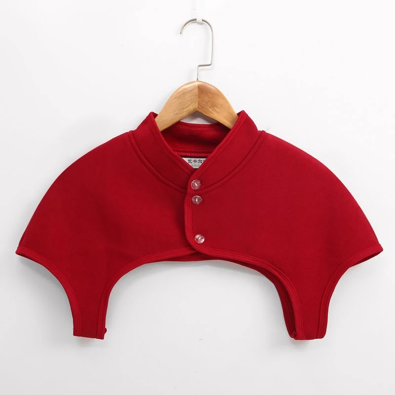 四季加绒款中老年人保暖护肩膀神器男女睡觉防寒护肩颈膀坎肩马甲