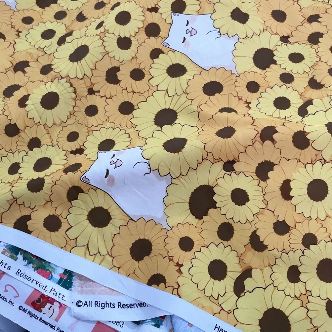 一米价纯棉平布1.1米宽果子布艺地卷