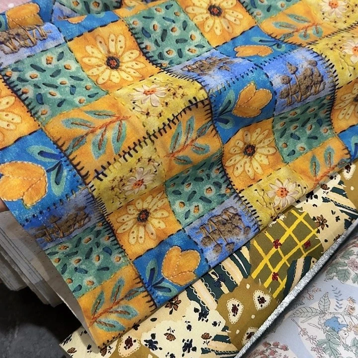 一米价纯棉平布1.1米宽果子布艺地卷
