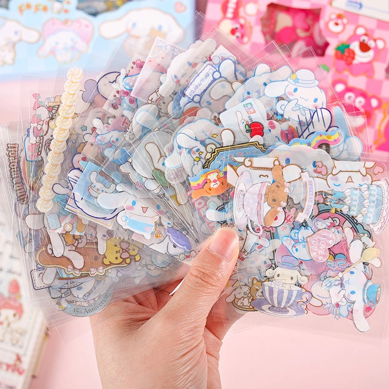 【儿童pvc手账贴纸】可爱卡通女孩贴纸少儿手账贴画咕盘咕卡贴纸