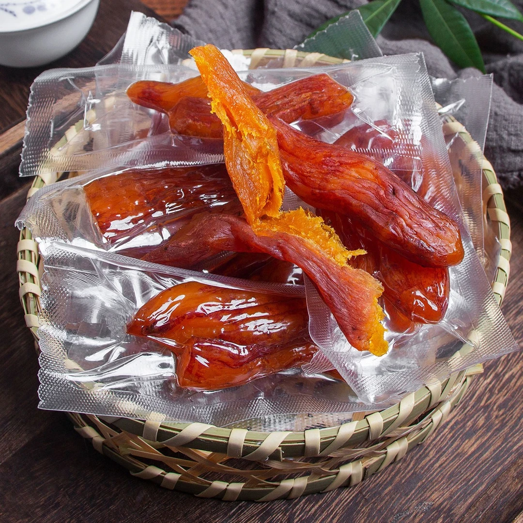 紫老虎真空包装带皮小香薯干250g*3袋农家蒸薯干原味地瓜干软糯