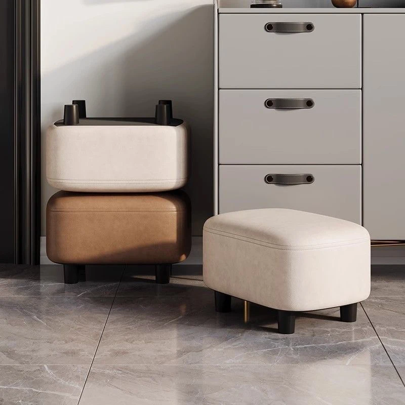 换鞋门口家用玄关穿鞋沙发凳子北欧简约沙发卧室客厅轻奢脚踏矮凳