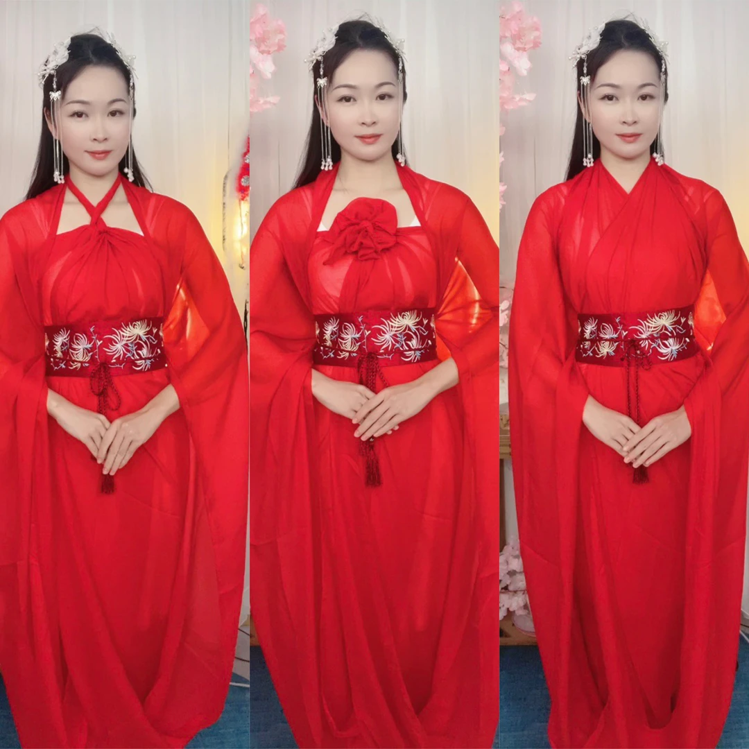 【花央家套装】含1升级款大丝巾➕1腰封，送1发带