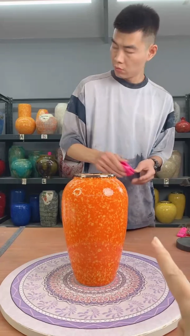 【闪购商品】瓶陶瓷花瓶 无花 瑕疵a514