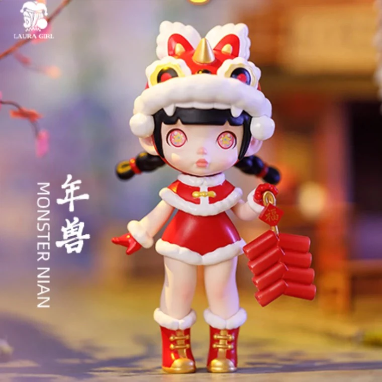 (拆盒拆袋)LAURA劳拉国风系列盲盒古风潮玩盲盒摆件