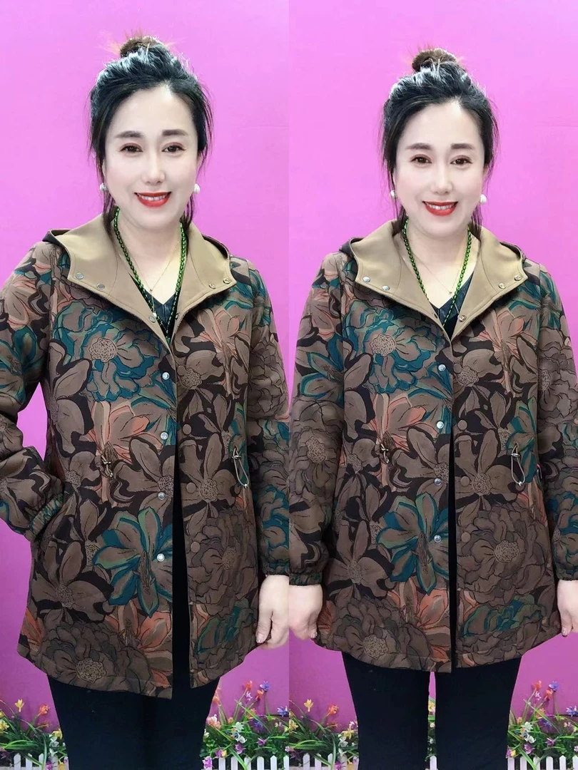 贵66-03款连帽花外套