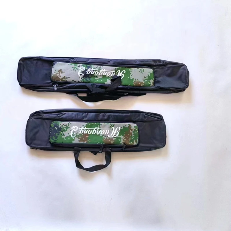 泽元鱼竿包帆布包新款轻便型大容量便携海竿包多功能钓鱼包渔具包