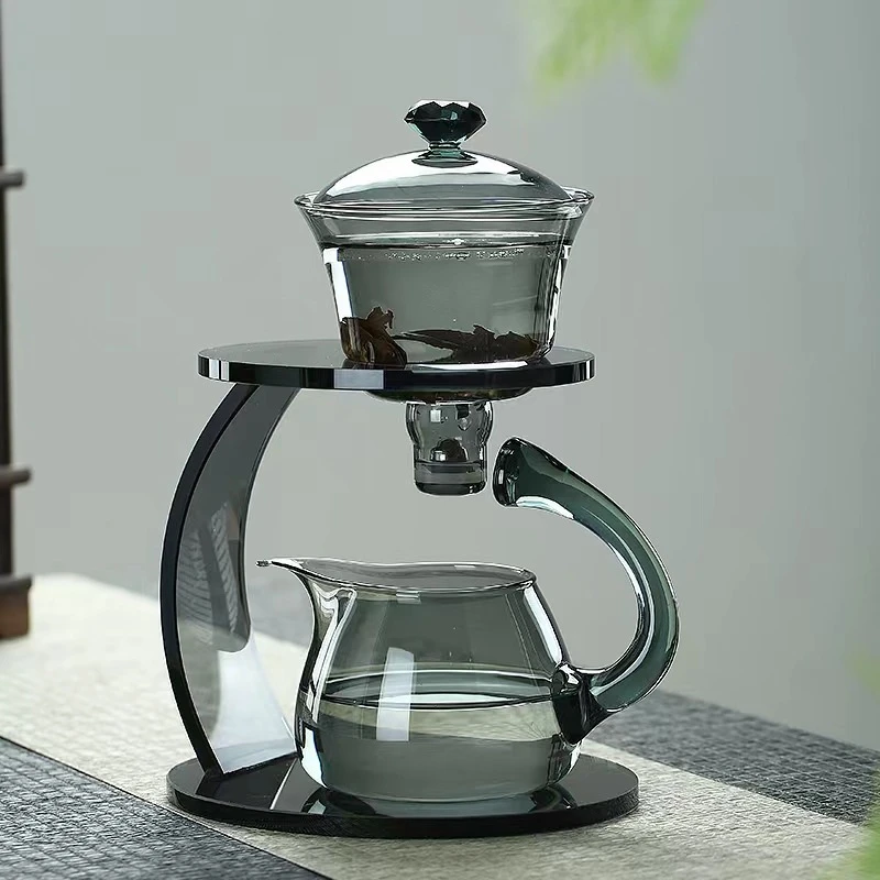 日式玻璃半全自动茶具套装组合懒人家用商用感应泡茶壶冲泡茶神器