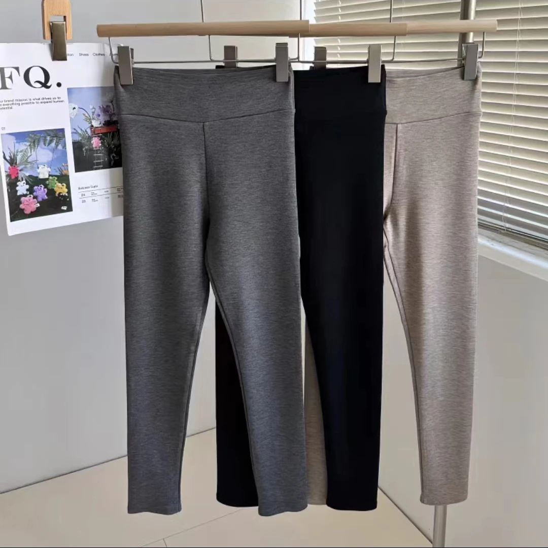 百搭修身柔软可外穿打底裤   中年妈妈女士百搭显瘦舒适无痕裤010