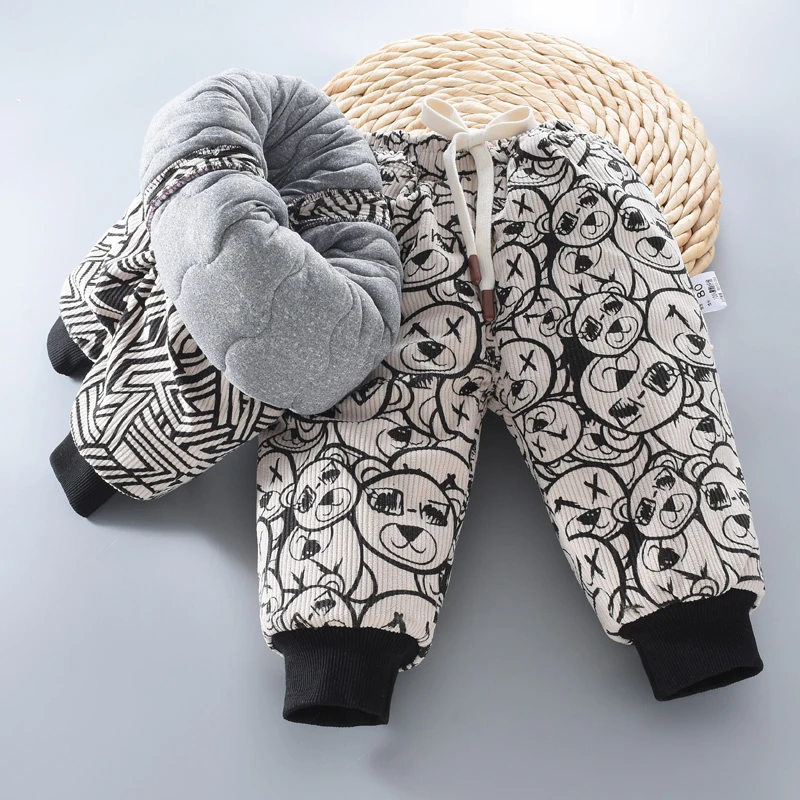 （加棉加厚）男童棉裤冬季三层加厚儿童冬装一条过冬夹棉裤子保暖潮