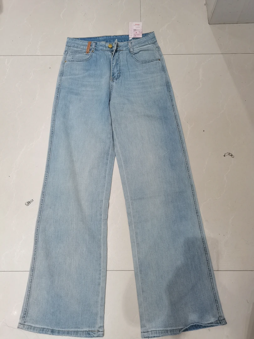 时尚女裤牛仔直筒裤7887