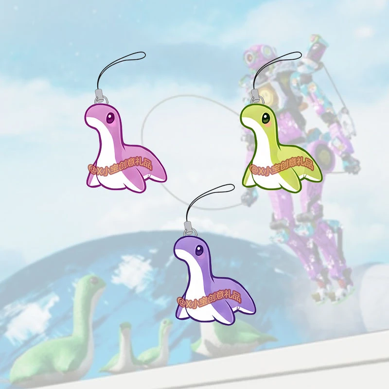 Apex英雄周边亚克力手机挂件小水怪nessie手机链小挂件小饰品