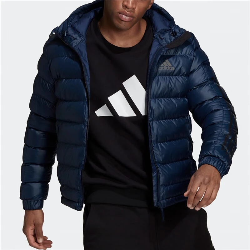 adidas/阿迪达斯连帽棉服运动休闲舒适保暖男装外套GV5329 Z