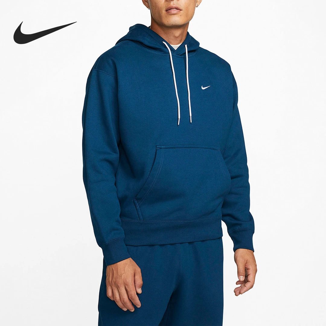 NIKE/耐克连帽卫衣男子加绒保暖运动休闲套头衫DA0316-460 Z