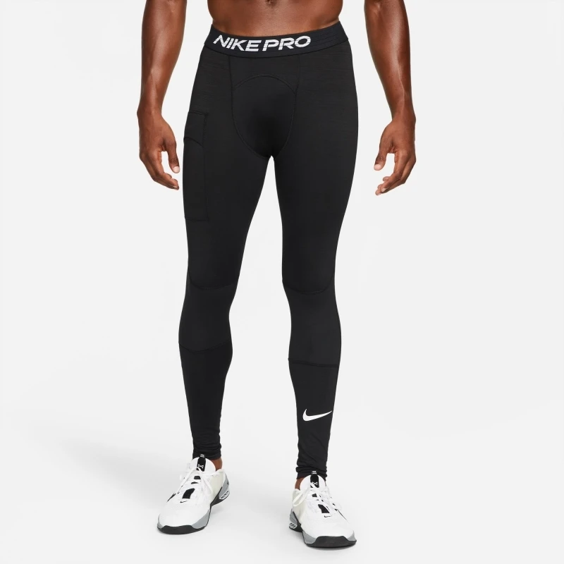 NIKE/耐克长裤PRO训练运动健身速干透气弹力紧身男裤DQ4871-010 D