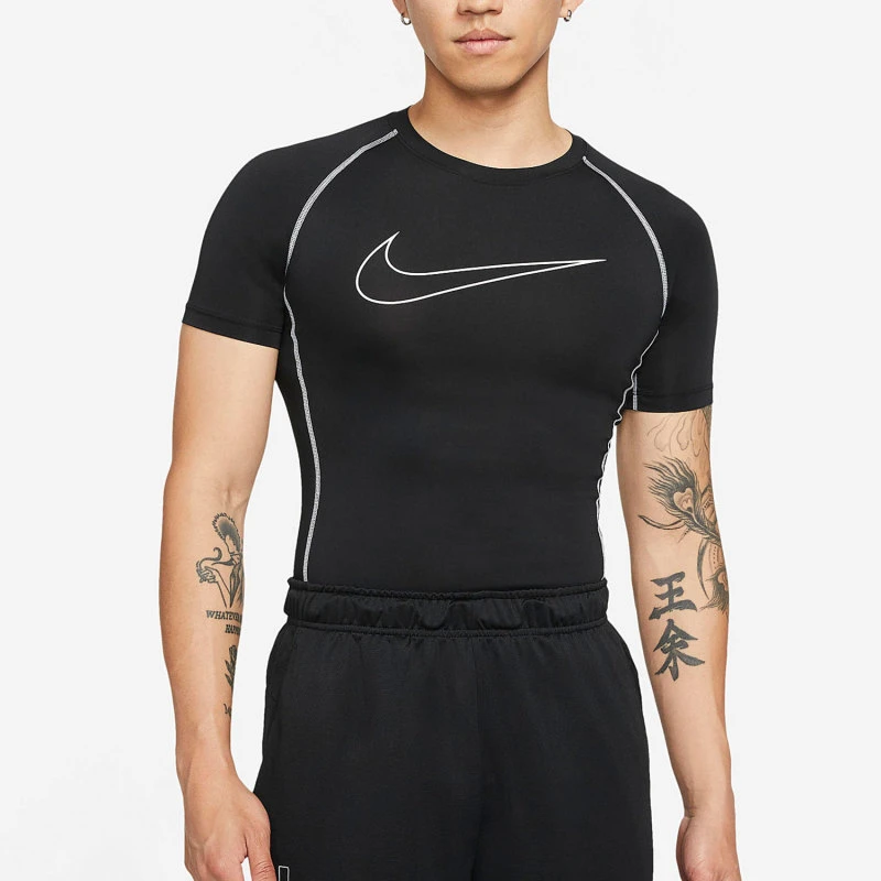 Nike/耐克短袖T恤PRO训练速干透气弹力紧身圆领男装DD1993-011 Z