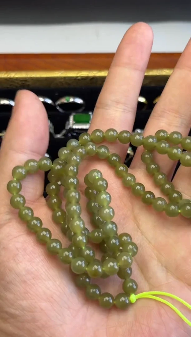 【闪购商品】和田玉（糖玉）1未镶嵌和田玉碧玉手链