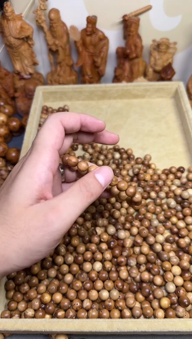 【闪购商品】檀香木手串/手链老东加檀香单圈微瑕1.0