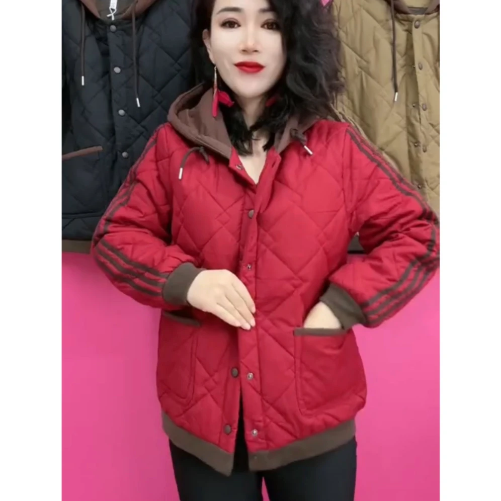 秋冬精品连帽棉衣棉服