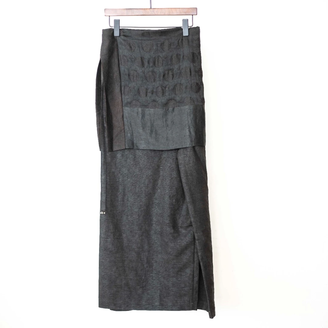 【走心非遗】走秀山形圆满系列香云纱免裆裤子22ZJ662时尚桑蚕丝