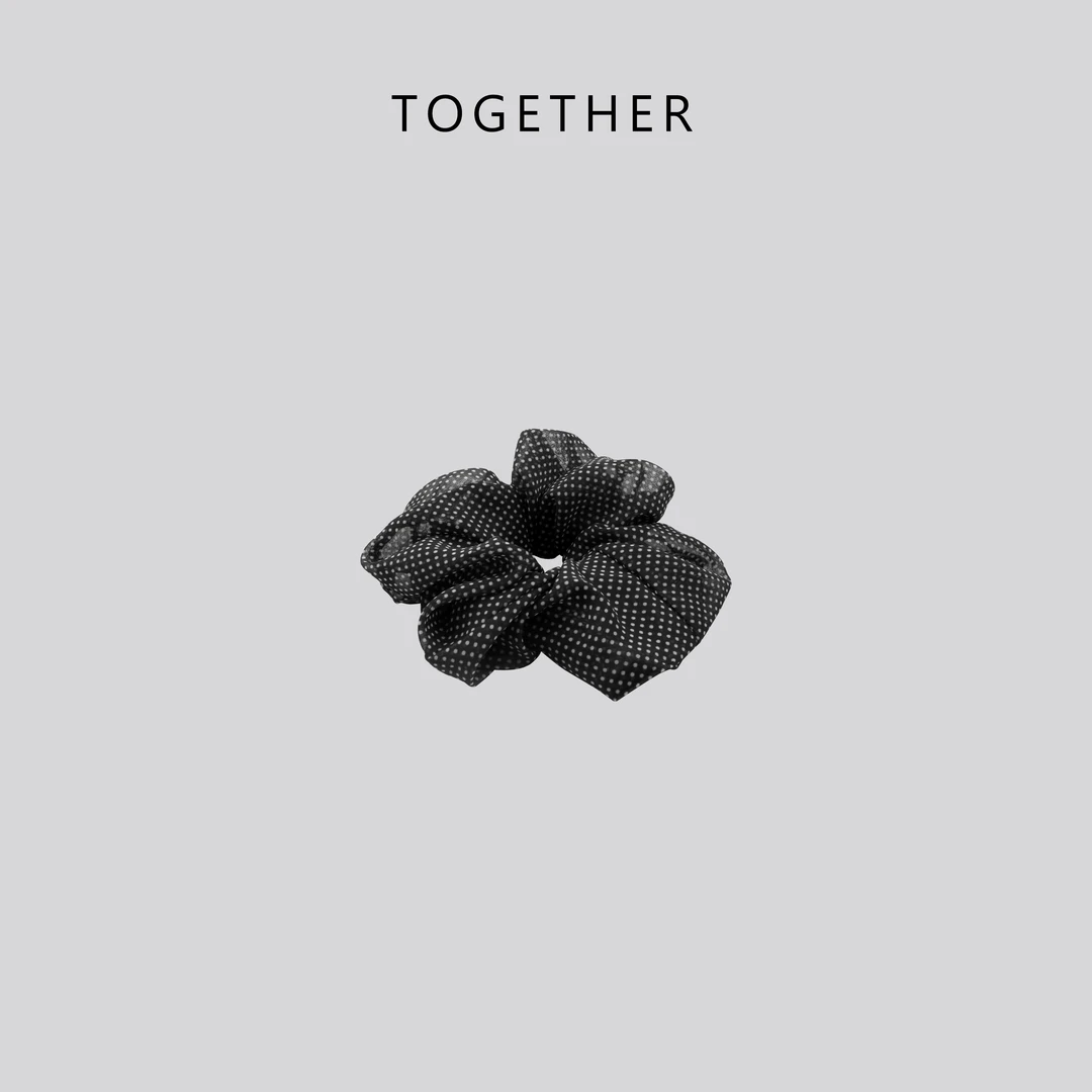 【Together】· 肥肠 · 网纱波点大肠简约发圈头绳头饰#W1510