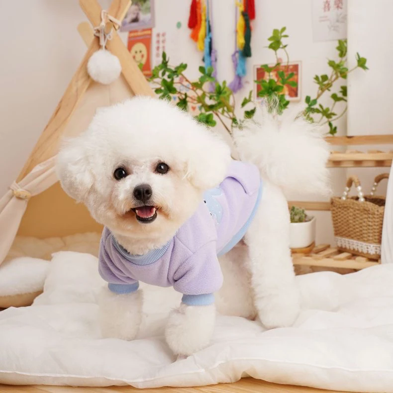 小狗狗宠物服装秋冬新款加厚卫衣比熊泰迪小型犬脖围衣服手工恐龙