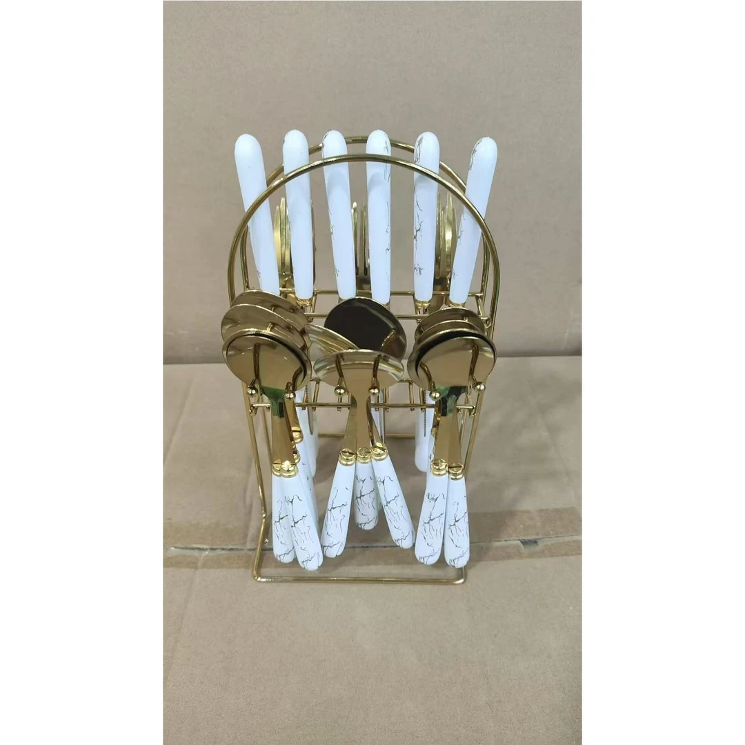 24件套西餐欧式餐具轻奢礼盒家用礼盒套装颜色随机发