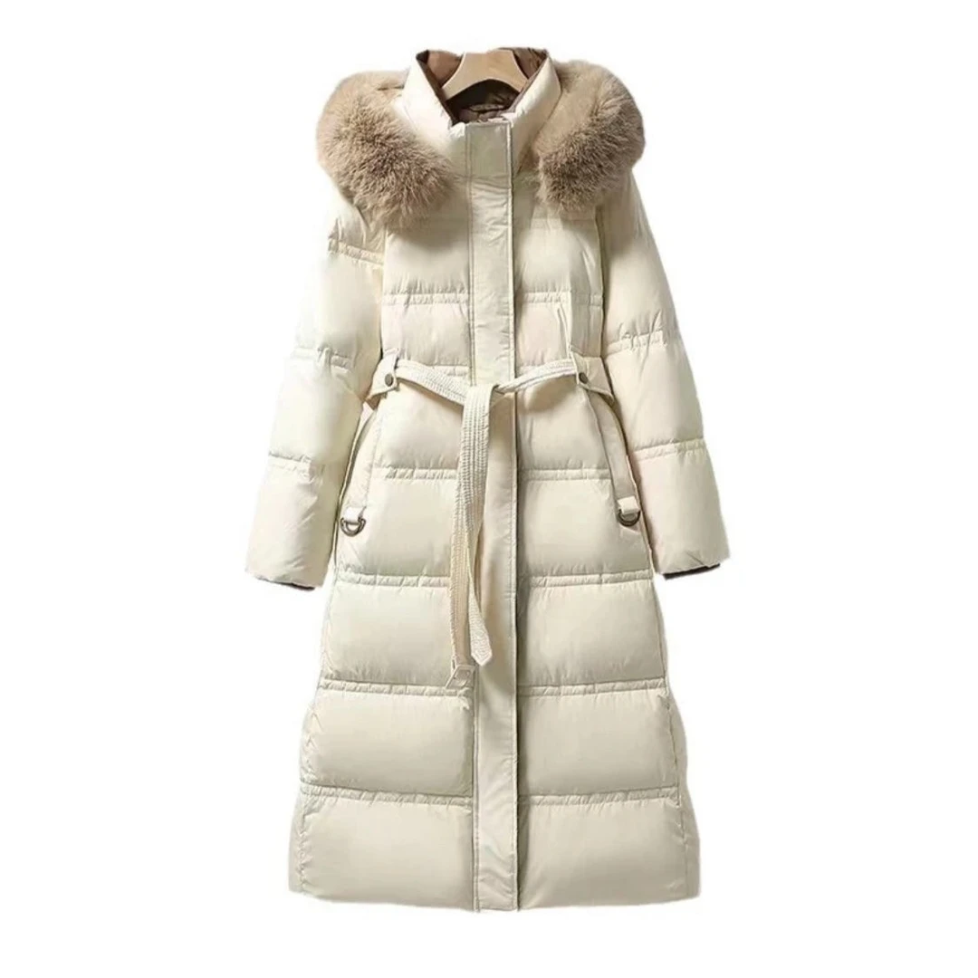 【丽丽专属】2023新款摩.达收腰显瘦时尚加厚国标.绒女装羽绒服