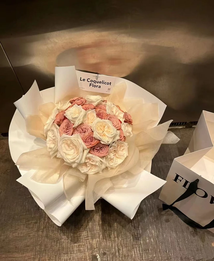 牛奶咖啡系列花束