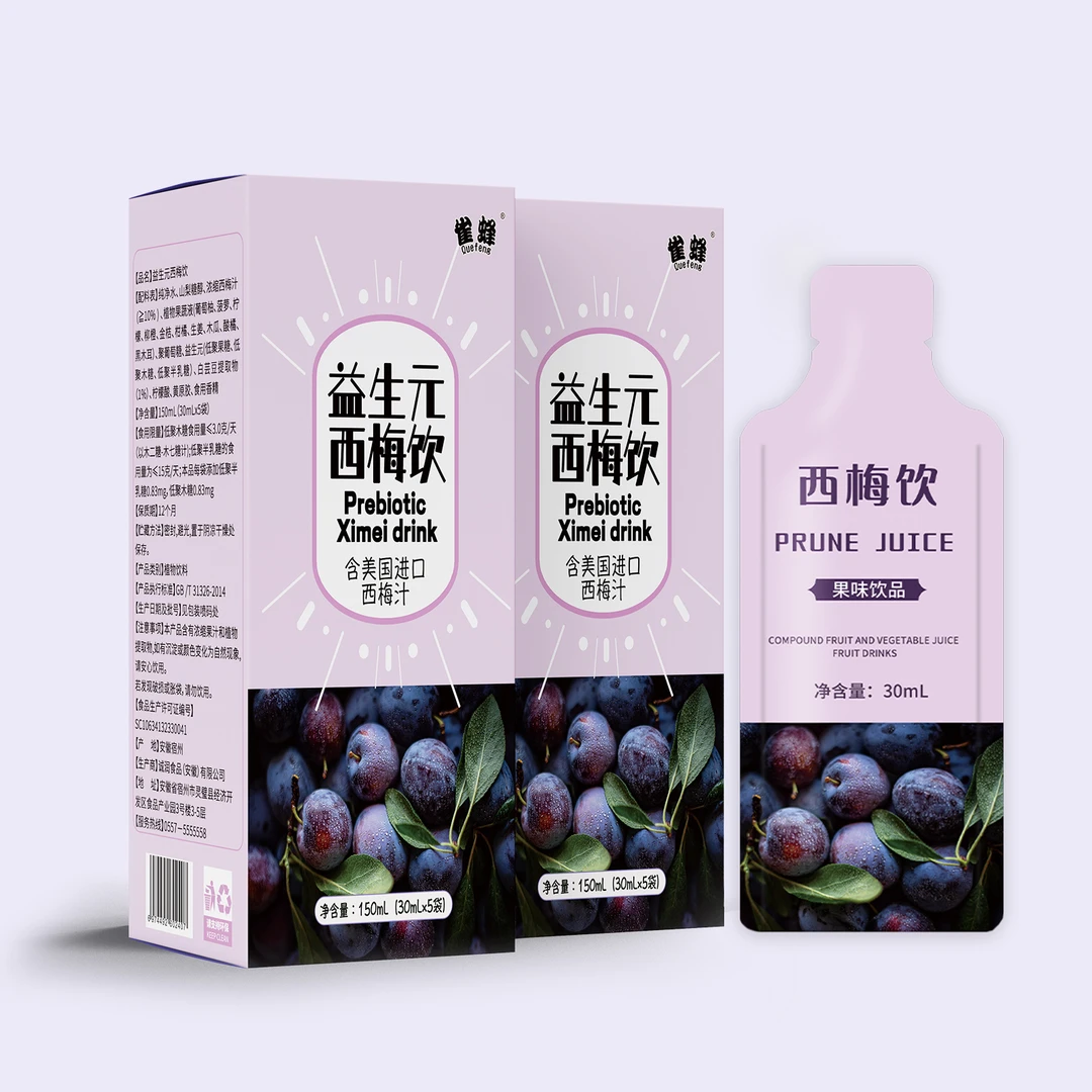 雀蜂网红益生元浓缩西梅饮含美国进口西梅汁0脂肪排便噗噗通畅