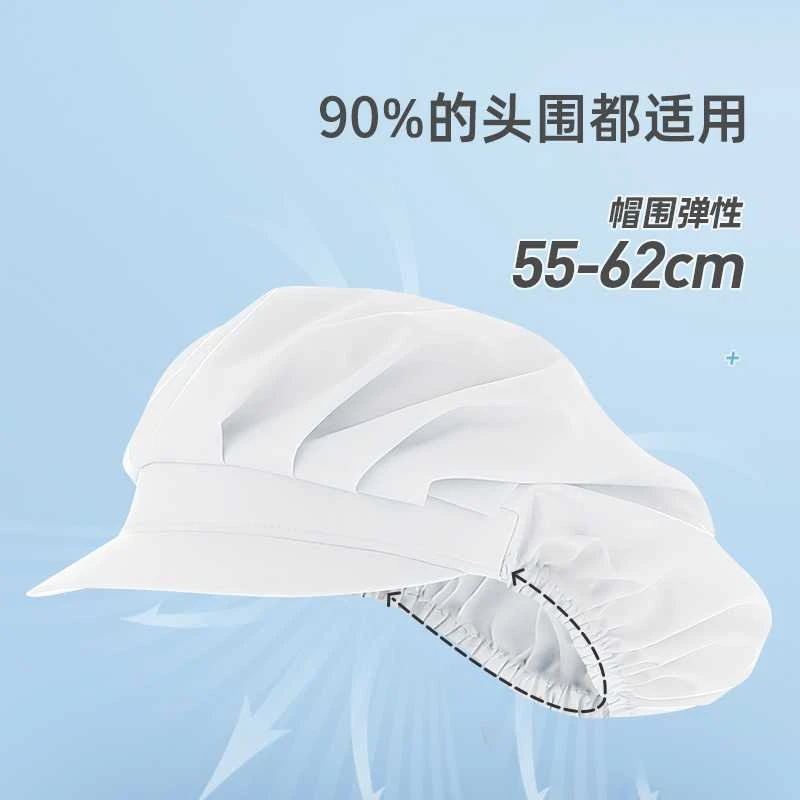 韩版厨师帽女厨房家用做饭炒菜防油烟防掉发卫生帽车间防尘帽纯棉