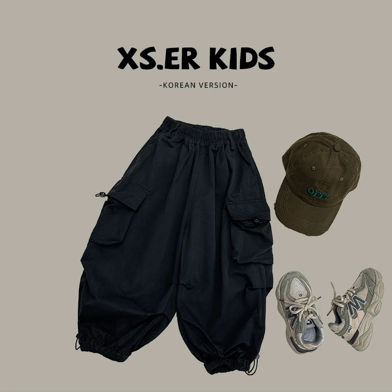 【派町现货】春秋装韩版风工装宽松百搭时尚日常裤子AD0088-CQ1