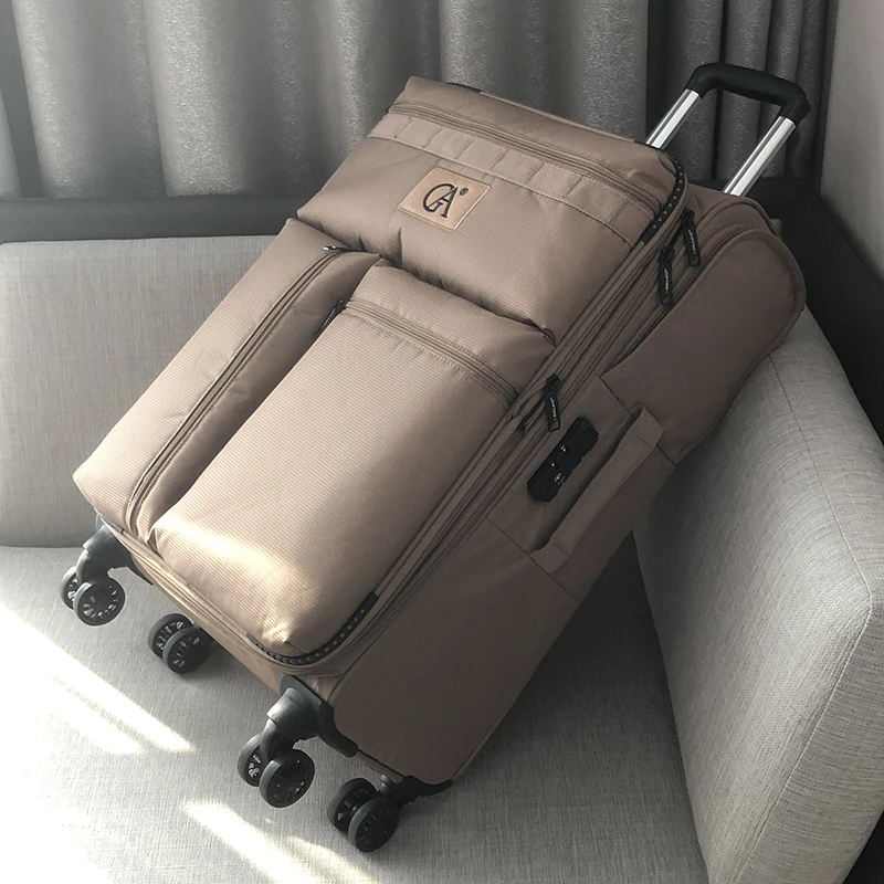 超轻出口行李箱牛津布拉杆箱万向轮20寸登机箱旅行箱28大容量软箱