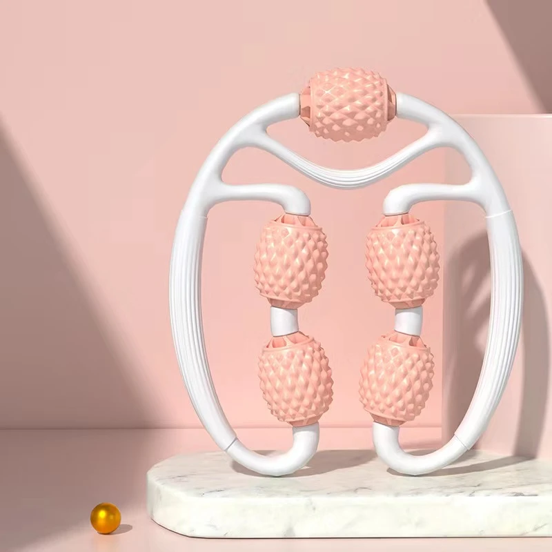 环形夹大腿小腿按摩滚轮适合瑜伽健身