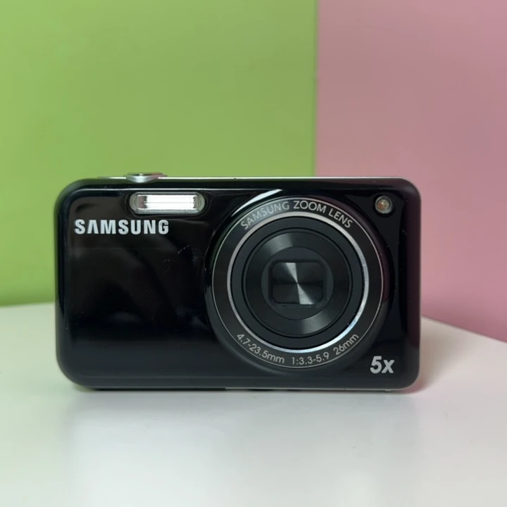 95新 Samsung/三星 PL120双屏黑色自拍相机高清1200万像素CCD