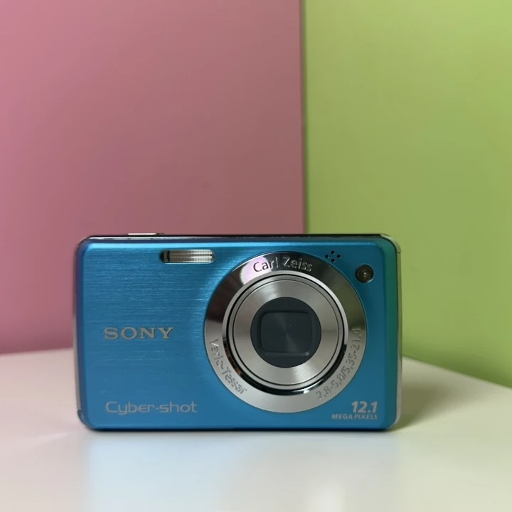 9新 Sony/索尼 W220天蓝色1210万相机CCD数码相机