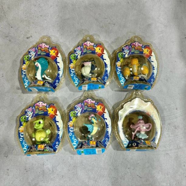小鲤鱼历险记老玩具小美美双面龟阿酷赖皮蛇龙虾肥鲶鱼