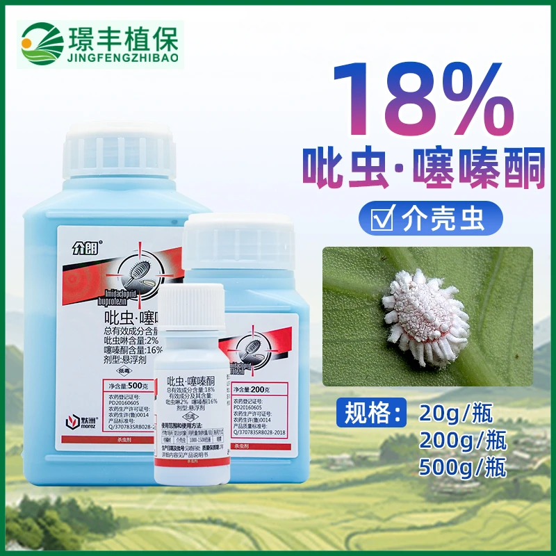 蚧壳虫药介专用吡蚜虫噻嗪酮柑橘果树农药杀除虫剂多肉花卉蚧壳虫