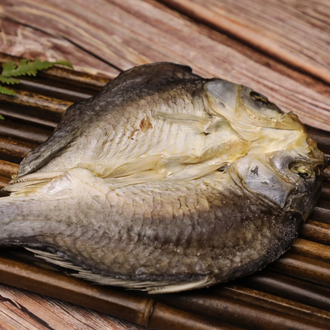 洪湖米之团土特产 生态干鱼 阳干鲫鱼500g/包 【顺丰包邮】鲜香