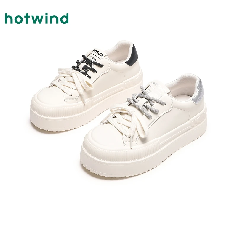 热风2025年春季新款女士时尚休闲鞋H14W25131