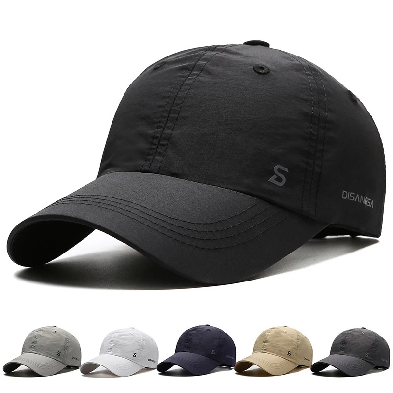2024新款春夏季薄款运动速干帽子女户外跑步男士鸭舌帽遮阳防晒帽