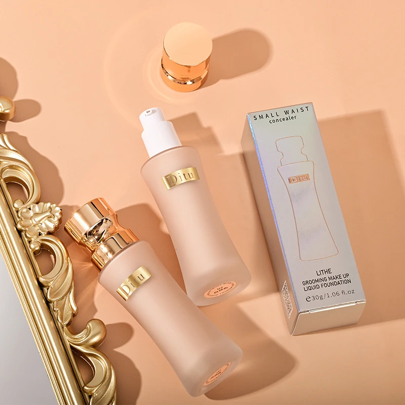 Ditu迪图小细腰持妆粉底液 细腻轻盈遮瑕服帖保湿滋润控油持妆30g