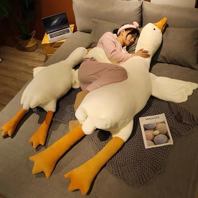 【福利品大白鹅】大白鹅毛绒玩具公仔玩偶大鹅娃娃可爱女生睡觉抱枕