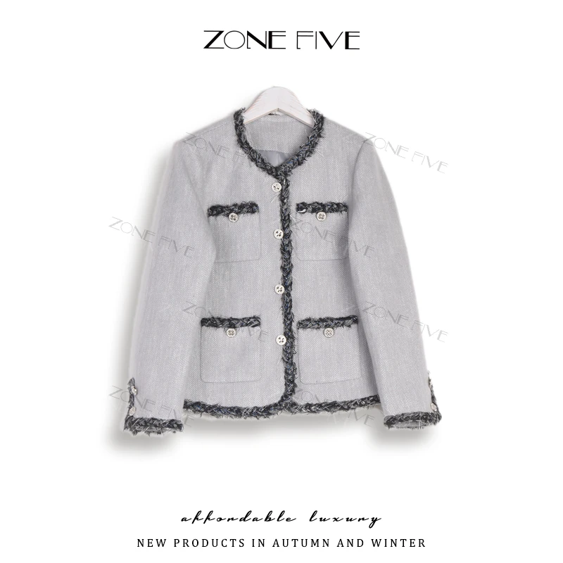 【ZONE FIVE】2024年新款网红外套气质轻奢时尚秋季百搭设计师